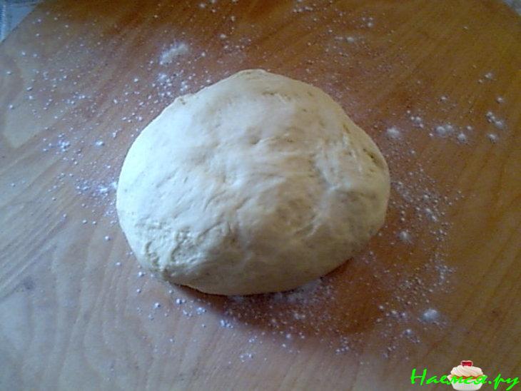 Слойка с яблоками и орешками