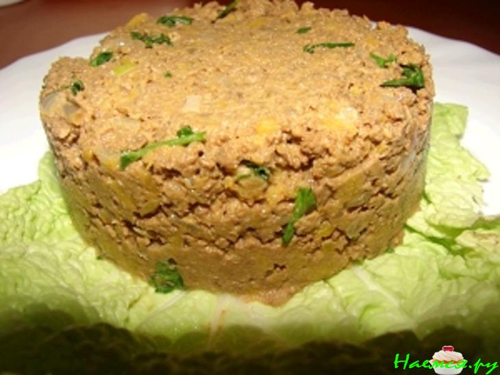 Печёночный паштет с тыквой
