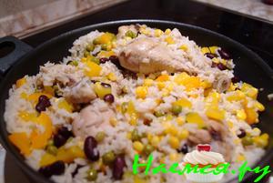 Рис с курочкой и...