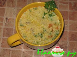 Грибной супчик с белыми грибами