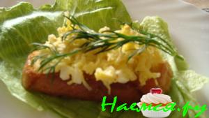 Гренки на завтрак с сыром Гренки на завтрак с сыром