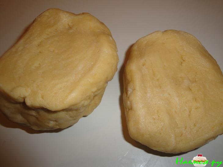 Пирог из рубленного теста с баклажанами