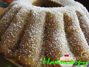 Творожный кекс 'Груша под снегом' Творожный кекс 'Груша под снегом'