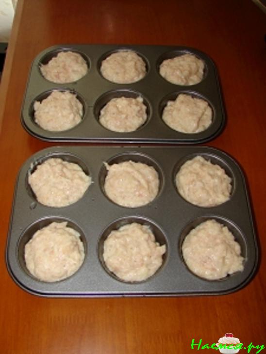 Мясные маффины-суфле