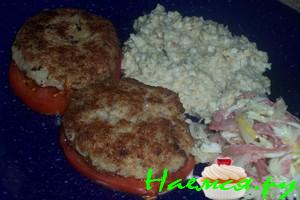 Котлеты из тунца