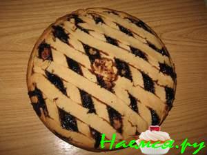 Песочный пирог с вареньем