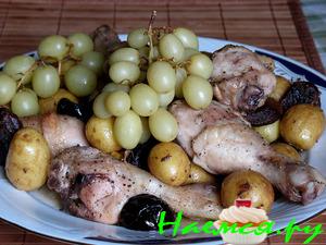 Курица с сухофруктами