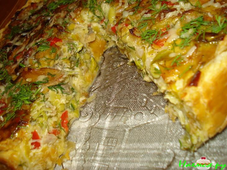 Прасопита /пирог с луком латук/