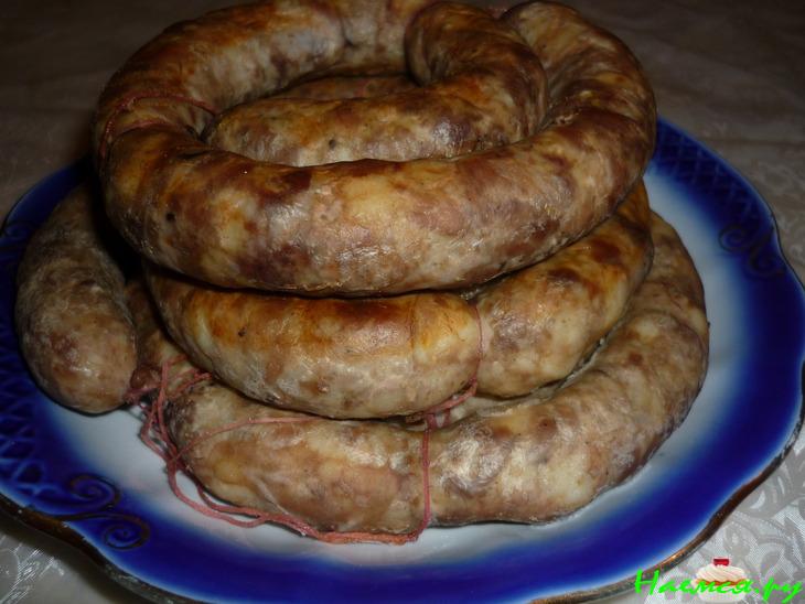 Гусиные шейки фаршированные. Колбаса домашняя