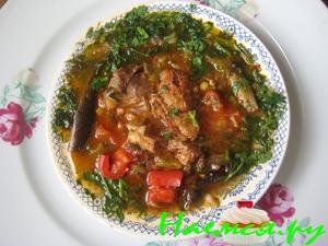 Жаркое "Мясо в армянском соусе"