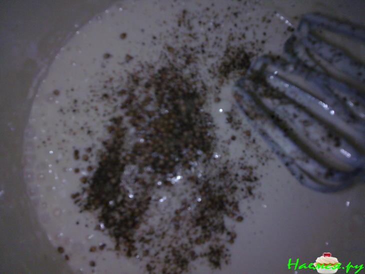 Овощной пирог на кефире с кориандром