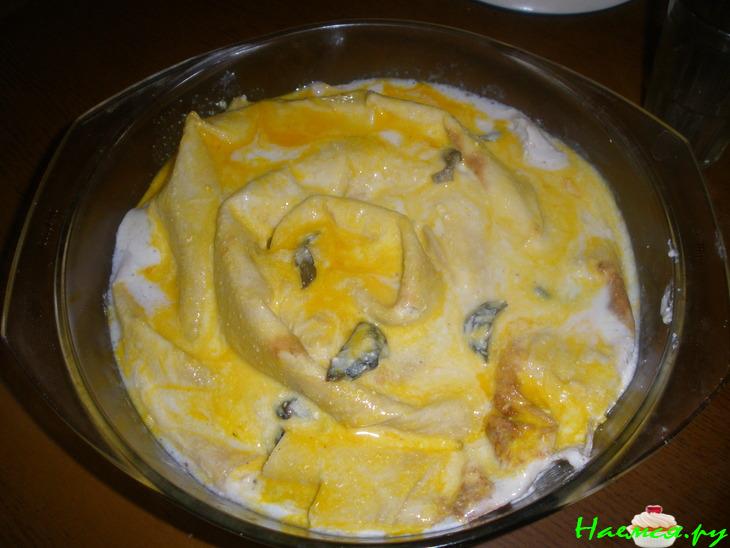 Улитка с творогом из лаваша