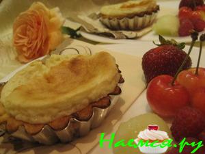 Тарталетки с дынным суфле