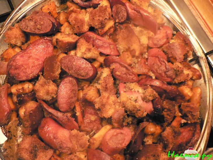 Рагу из сосисок