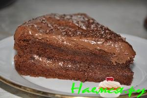 Шоколадный бисквит "Новая любовь"