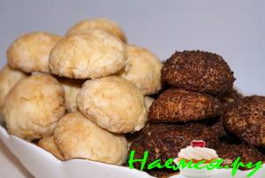 Фруктово-кокосовое рассыпчатое печенье