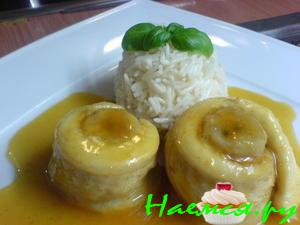 Рыбные рулетики с бананом!