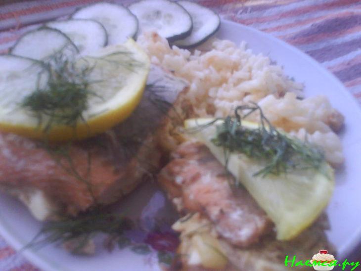 Фаршированная красная рыба