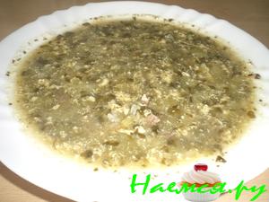 Суп из щавеля