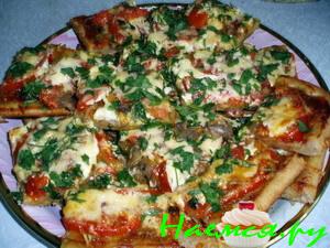 Грибная пицца "Для всей семьи"