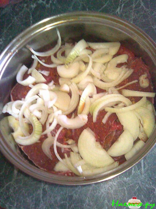 Говядина с томатами