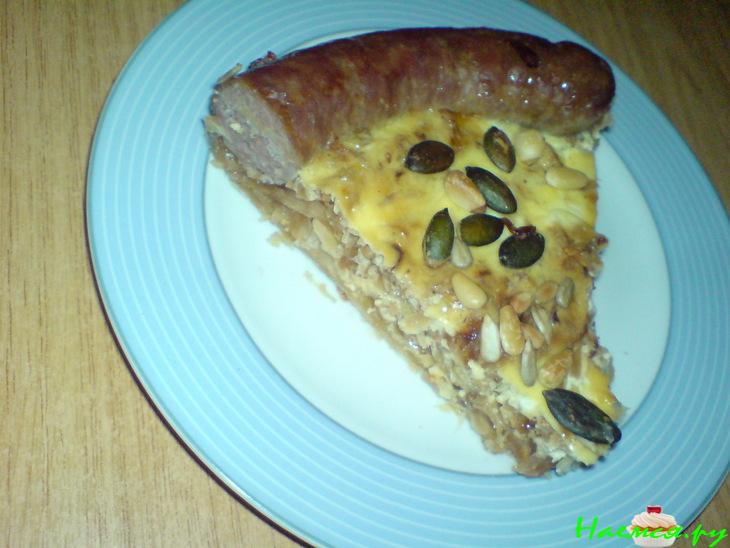 Торт закусочный из охотничьих колбасок Торт закусочный из охотничьих колбасок