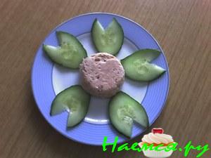 Суфле из лосося с кремом из авокадо Суфле из лосося с кремом из авокадо