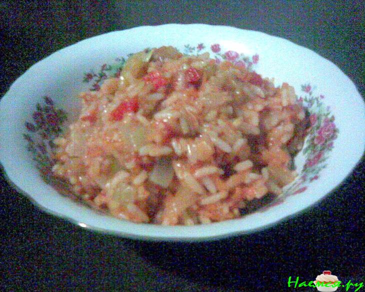 Рис с кабачками и цуккини