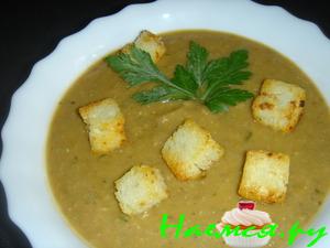 Постный крем-суп из чечевицы