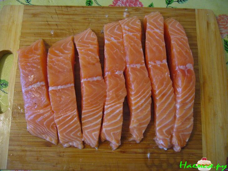 Сёмга в картофельной панировке Сёмга в картофельной панировке