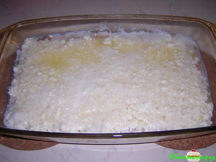 Творожный торт с белковым кремом