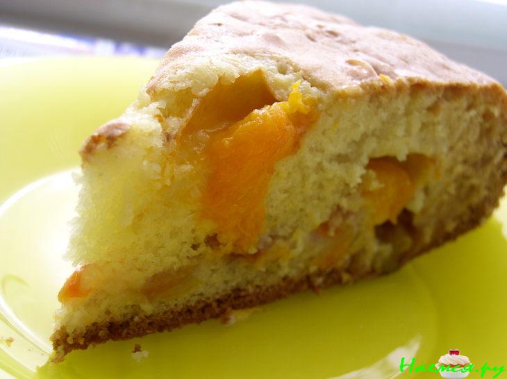 Сметанный фруктовый пирог