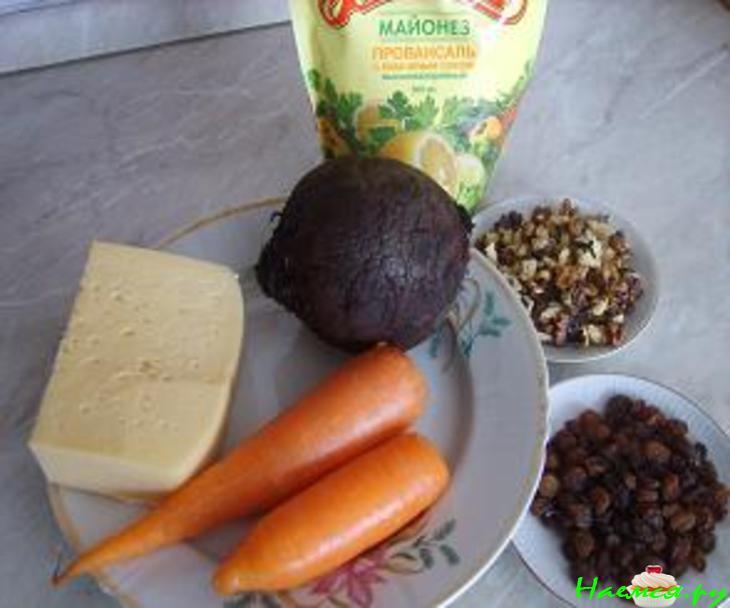 Салат "Любовница" со свеклой и сыром