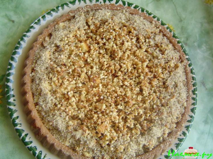 Марципановый торт с орехами