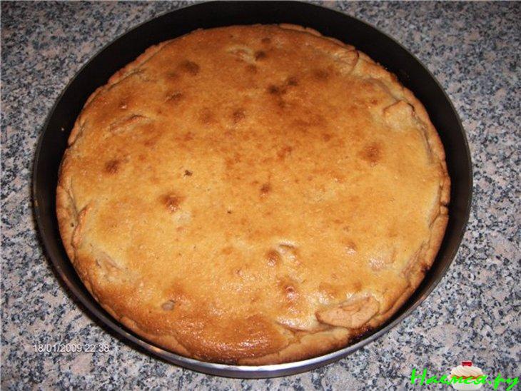Пирог 'Яблоки в сметане' 