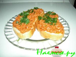 Закуска "Икра красная"