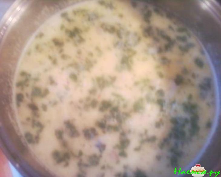 Итальянский суп с сосисками