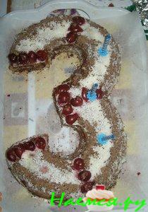 Торт на трехлетие Торт на трехлетие