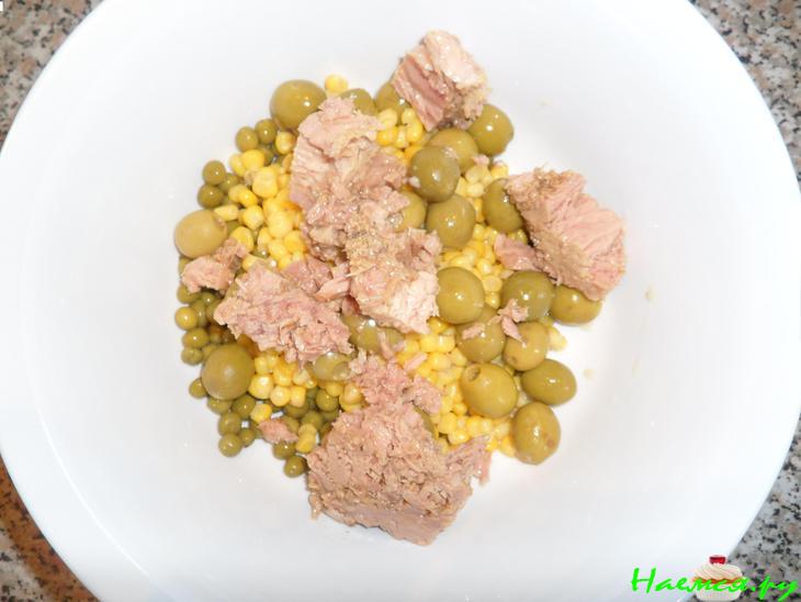 Салатик быстрый с тунцом Салатик быстрый с тунцом