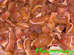 Свиные ушки тушёные