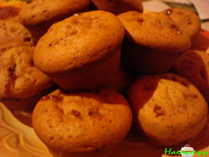 Мини-кексики с повидлом
