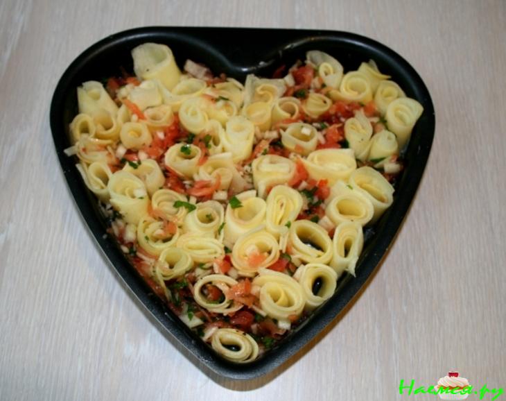 Фантазия из кабачков и картофеля