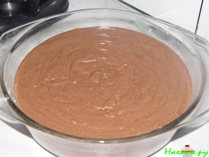 Шоколадный тортик с клюковкой, приготовленный в СВЧ Шоколадный тортик с клюковкой, приготовленный в СВЧ