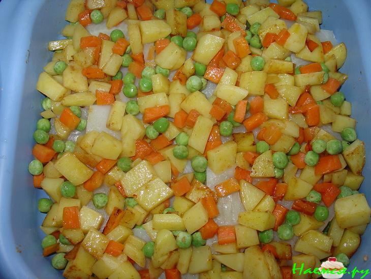 Камбала в овощной грядке Камбала в овощной грядке