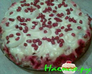 Салат "Снегири"