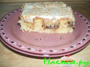 Пирог "Баунти" с кокосом