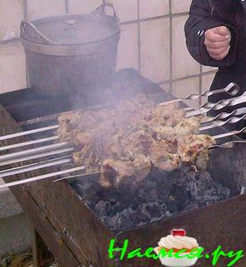 Шашлык на кефирчике