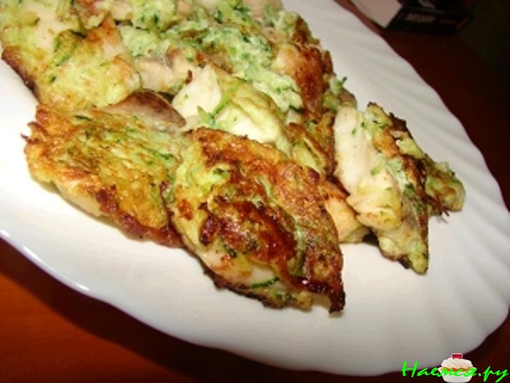 Рыба в кляре из цуккини Рыба в кляре из цуккини