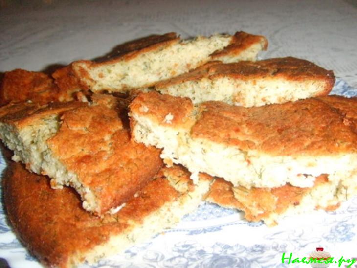 Сырный кекс с укропом