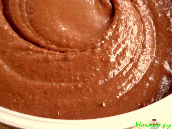 Вкусный кекс-пирог и шоколадная помадка